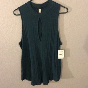 Free people key hole top, size M
